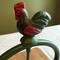 Decorative Rooster Napkin Holder Iron Tabletop Kitchen Counter Accessory